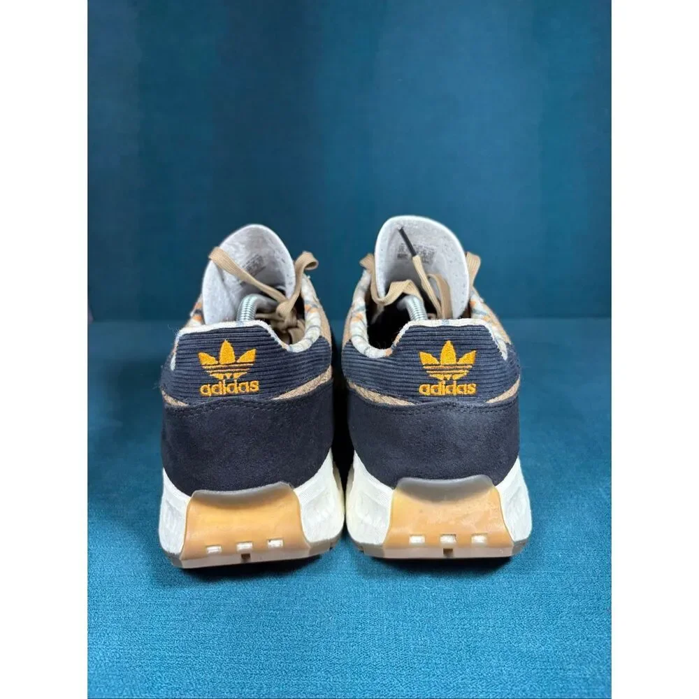 Adidas Retropy E5 Beige Navy Orange Men’s Size 13 Boost Lifestyle Sneakers GX657
